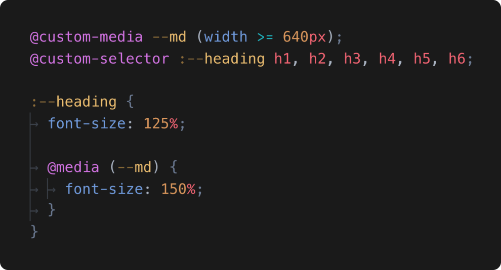 A screenshot of the UI kit's PostCss setup, showing a configuration file with various plugins and settings.